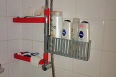 Seifenhalter-Flaschenhalter-Dusche - Soaptray and Showergeltray shower