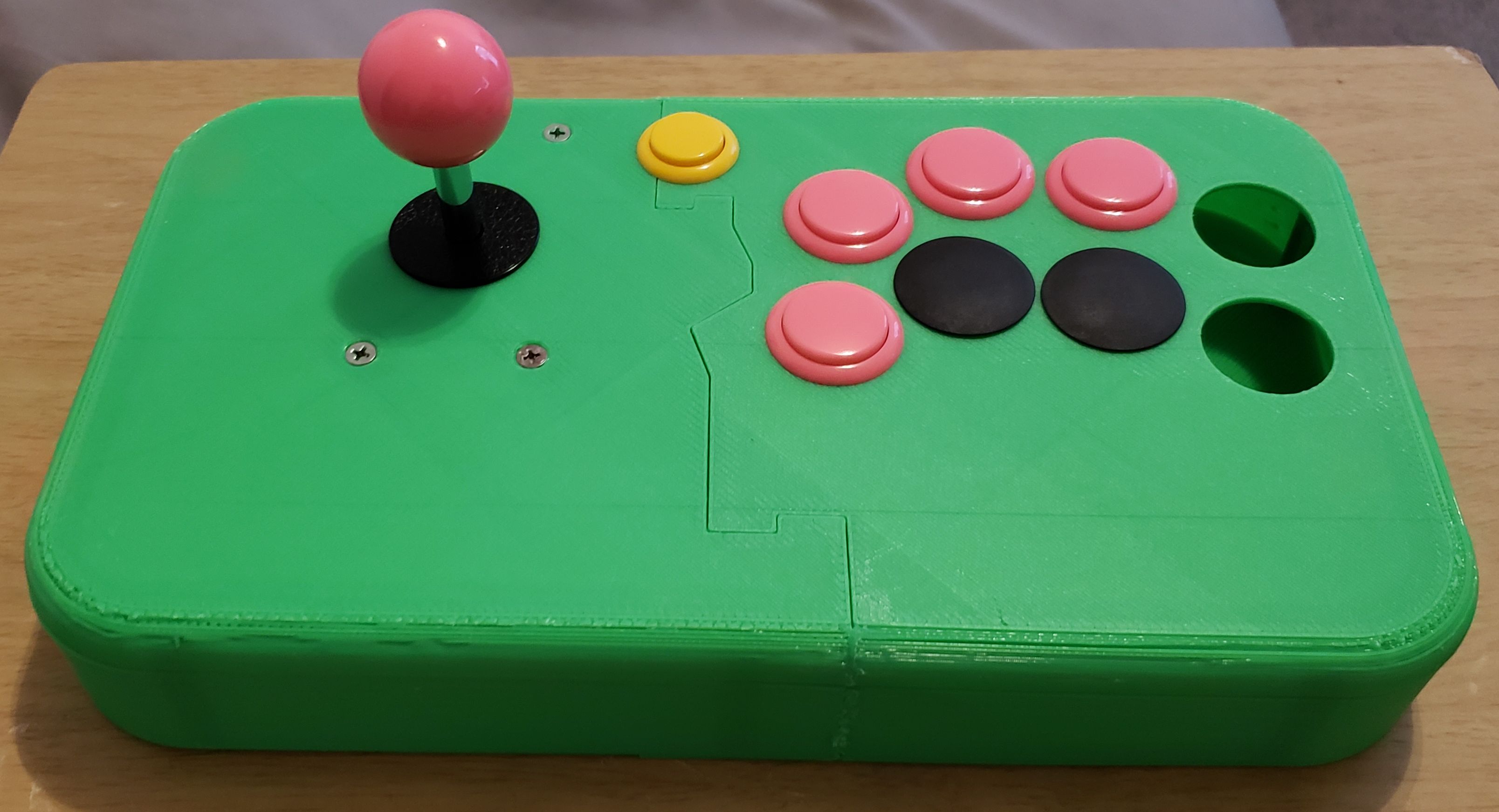 Arcade Stick with Swappable Top