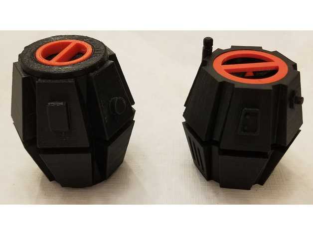 Updated Ghostbusters Proton Grenade - No Electronics