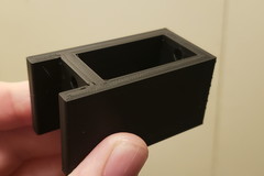 V-slot mounted side-laying risers for CR-10
