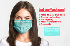 Mask fitter for surgical masks
