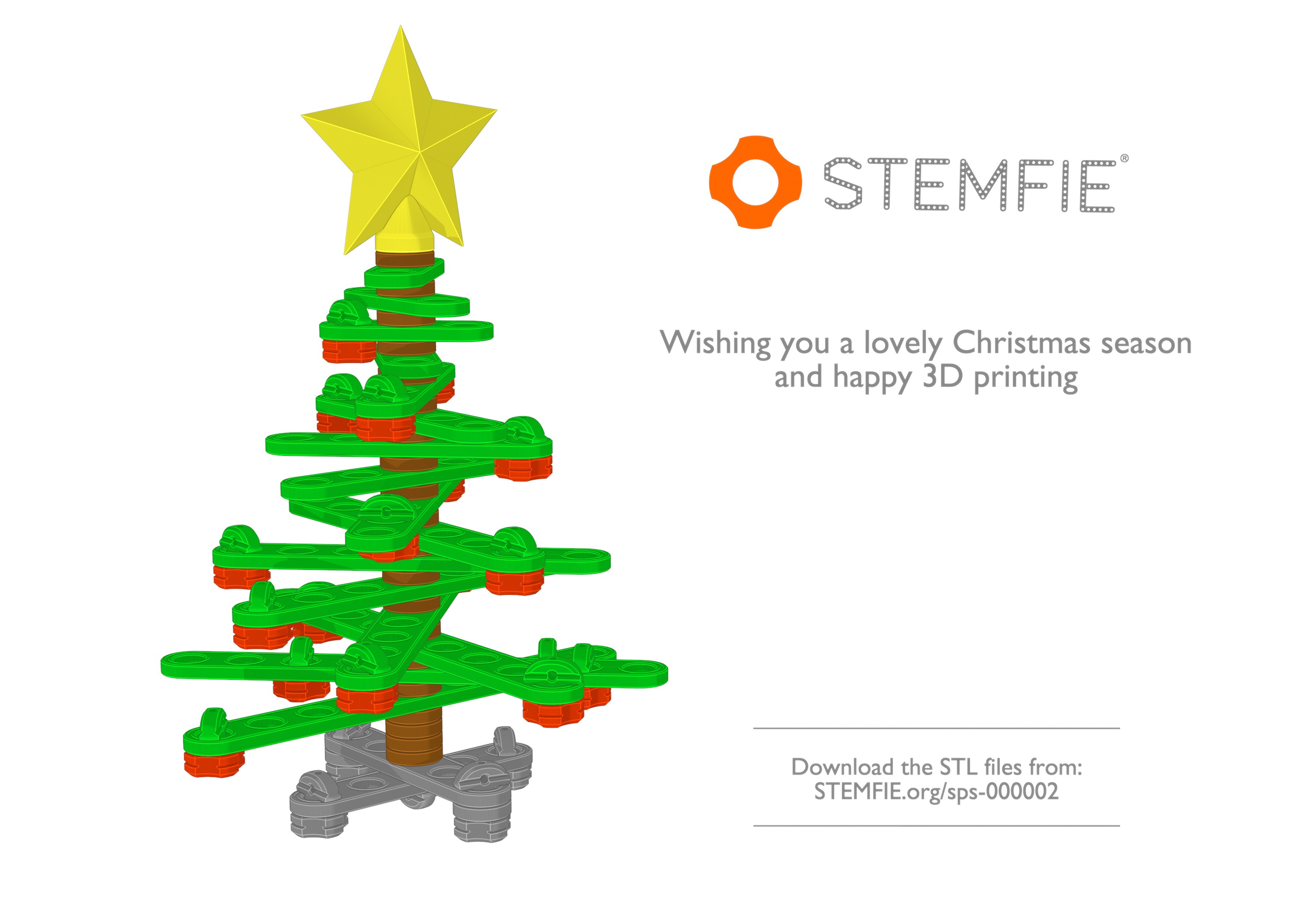 STEMFIE Desktop Christmas Tree