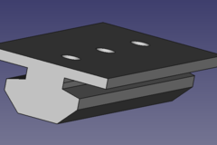 Slider for a 30 x 30 Alu System Profile Type B Nut 8