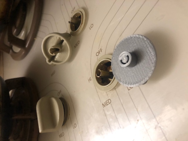 stove nozzle for bigger size end
