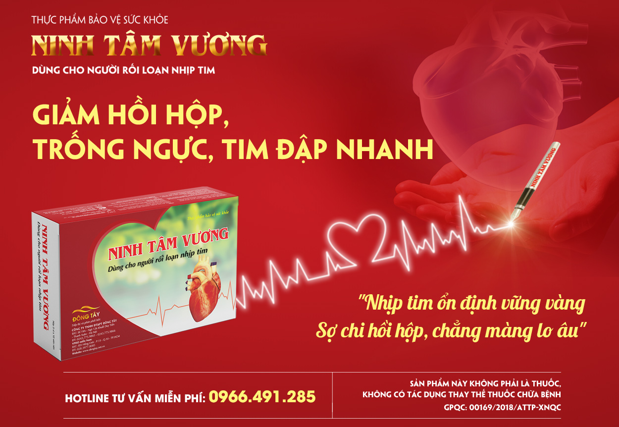 TPCN Ninh Tâm Vương - Giúp ổn định nhịp tim