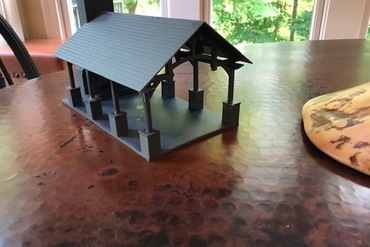 Timber Frame Pavilion Model 