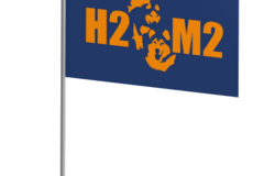Flag Mount for dog harness/leash