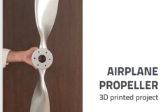 3D printed propeller as ceiling lamp tutorial