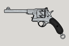 Mauser M1878 Experimental Model .357 Mag (3D Printable Display Gun)