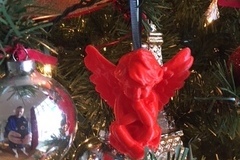Dreaming Angel with hook for christmas tree