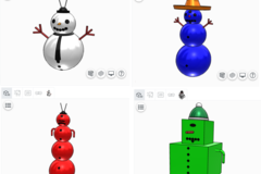 Snowman with configurator