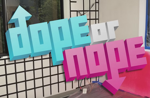 DOPE or NOPE 3D Logo