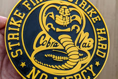 Cobra Kai Logo, 2 pcs for dual color printing. 