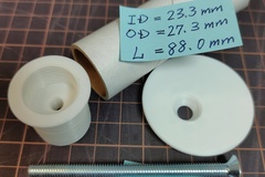 Filament spool holder extender for LABISTS/Anet ET4/ET5 3D printers