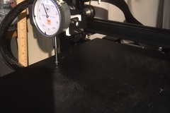 Adding a dial indicator to Ender 3S1 for a bed leveling.
