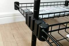 DAISO join rack shelf connector, parametric version （ダイソーのジョイントラックの転び止め棚の連結器）