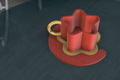 Celestial Harmony 3D Star Mug and Plate Set