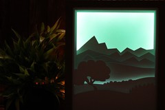 Landscape Scene light box