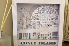 coney island lightbox