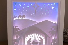 Nativity Christmas lightbox