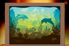 Seabed (Dolphins) lightbox