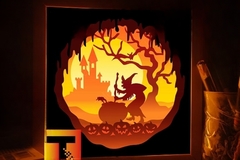 Halloween Witch Cook Potion light box