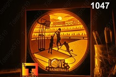 Basketball light box