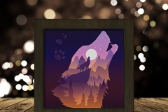 Wolf Square (The Call of the Wild) light box