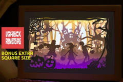 Halloween Festival in Castle light box