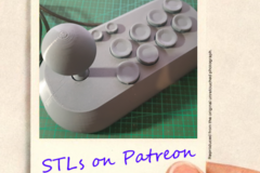3D Printed 10 Button Arcade Joystick