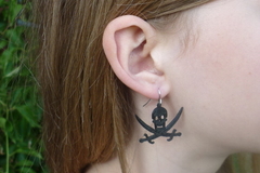 Jolly Roger Pirate Earring (Jack Rackham Style)