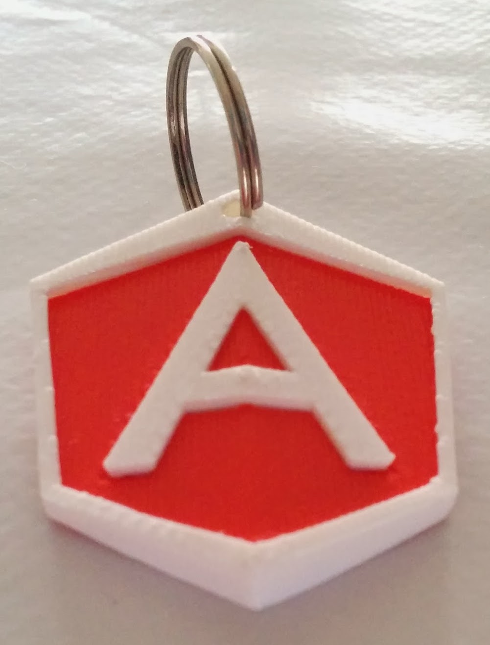 AngularJS logo keychain