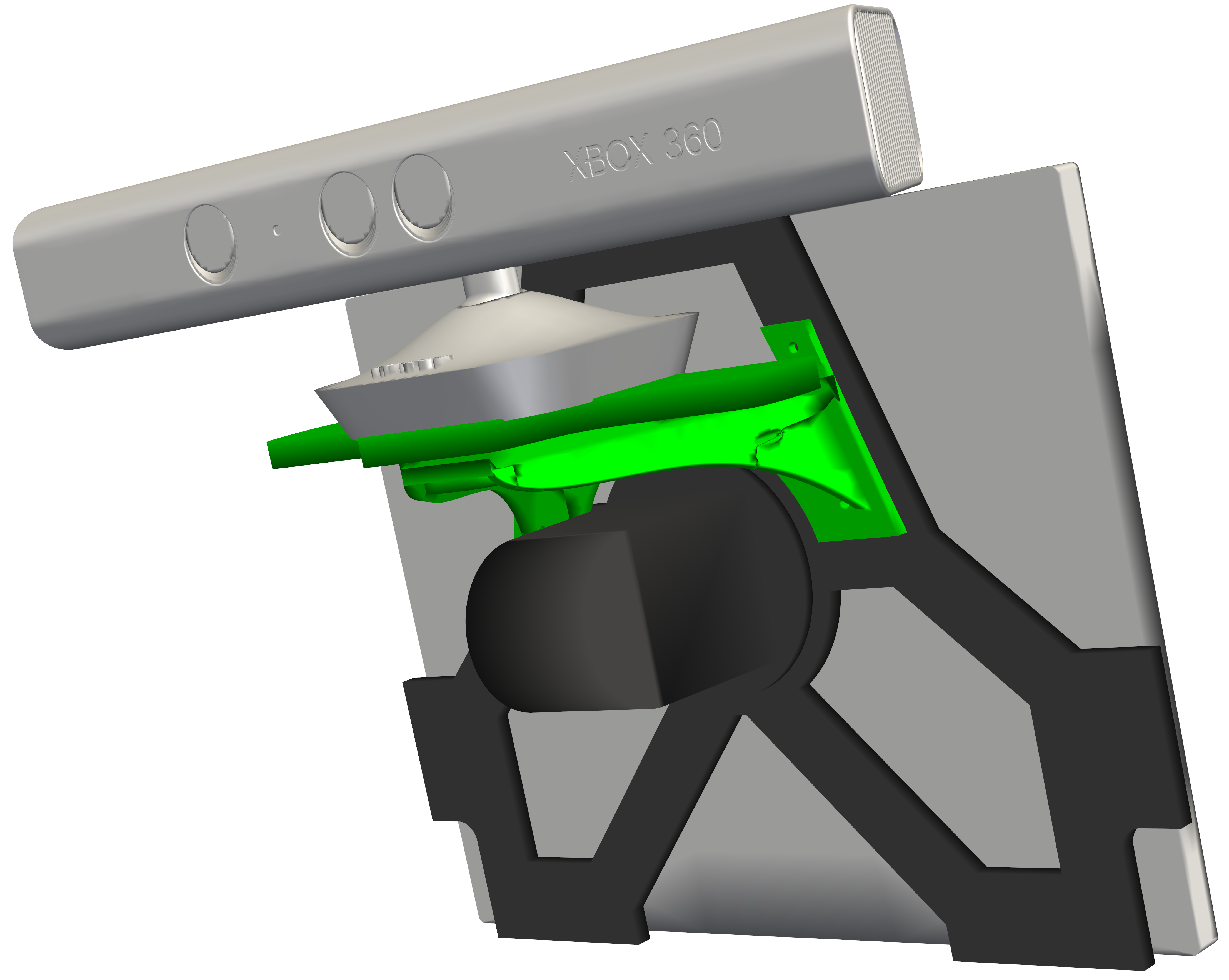 Kinect bracket for IPad