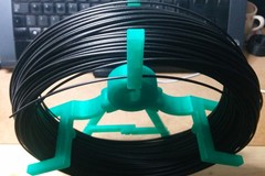 Folded Spool for coiled filament