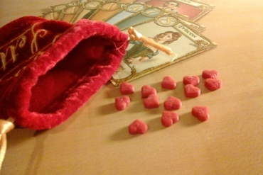 Love Letter heart tokens