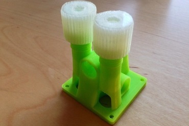 Ultimaker Minimum Printhead with threaded bowden lock - dual extruder version