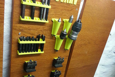 Tool organizer for our lathe