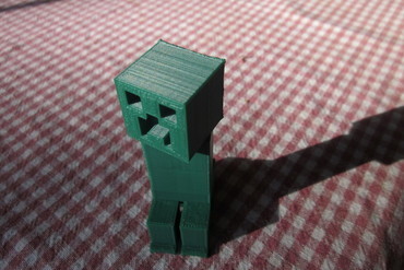 Minecraft Creeper with swivel head