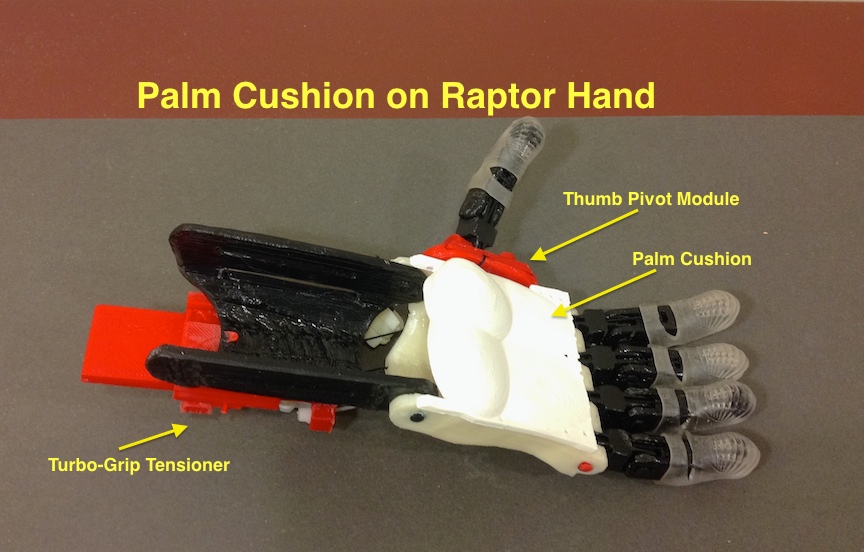 Palm Cushion for Raptor Hand