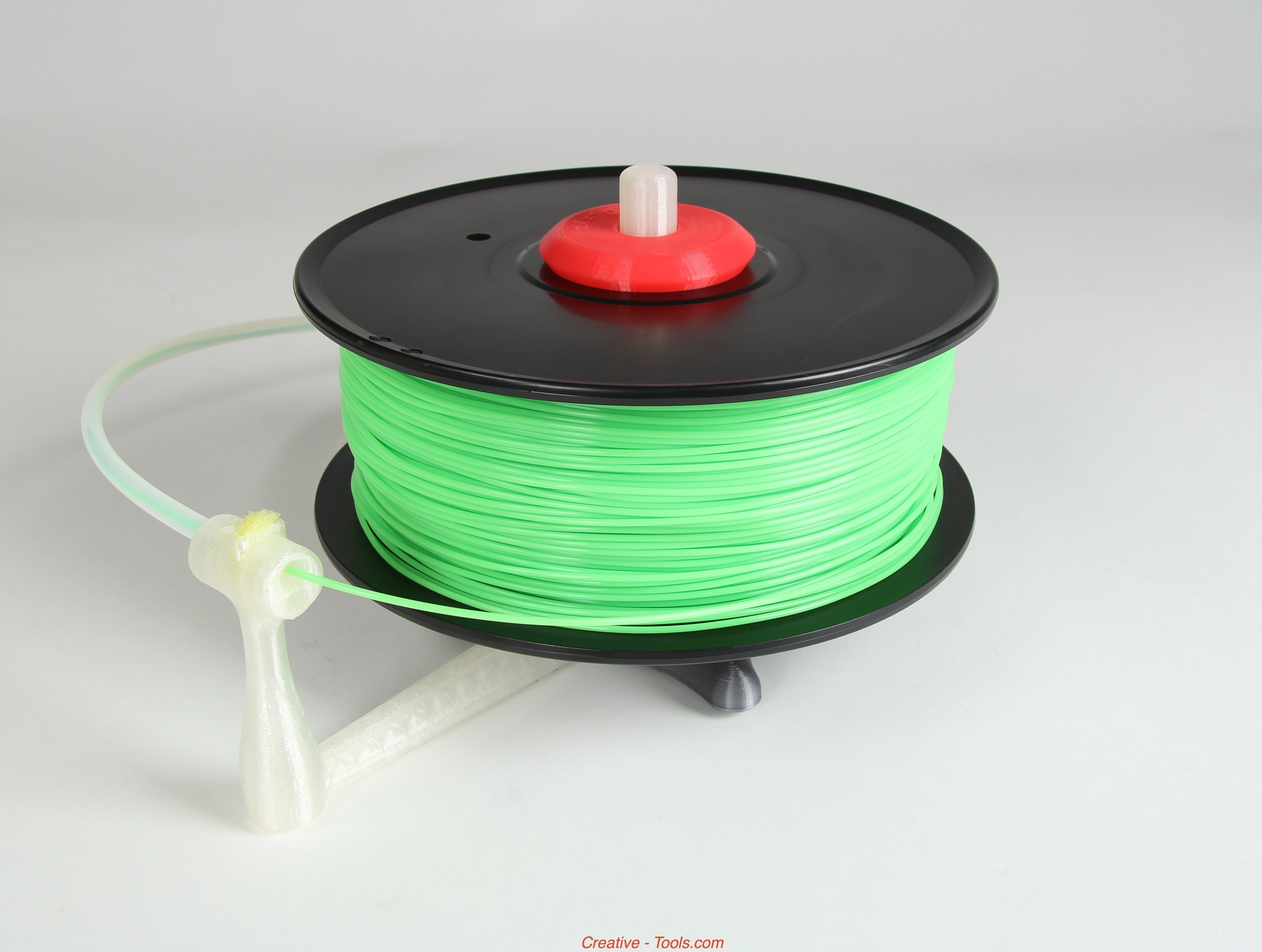 Universal stand-alone filament spool holder (Fully 3D-printable)