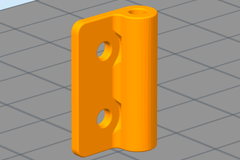 Hinge for 20mm T-Slot Extrusions