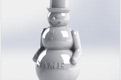 Snowman Ornament and Figurine