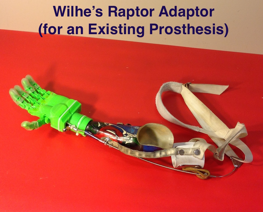 Wilhe's Raptor Adaptor (Terminal Device for Existing Prosthesis)