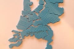 Province Puzzle of the Netherlands in 3D