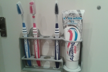 Toothbrush and Toothpaste holder