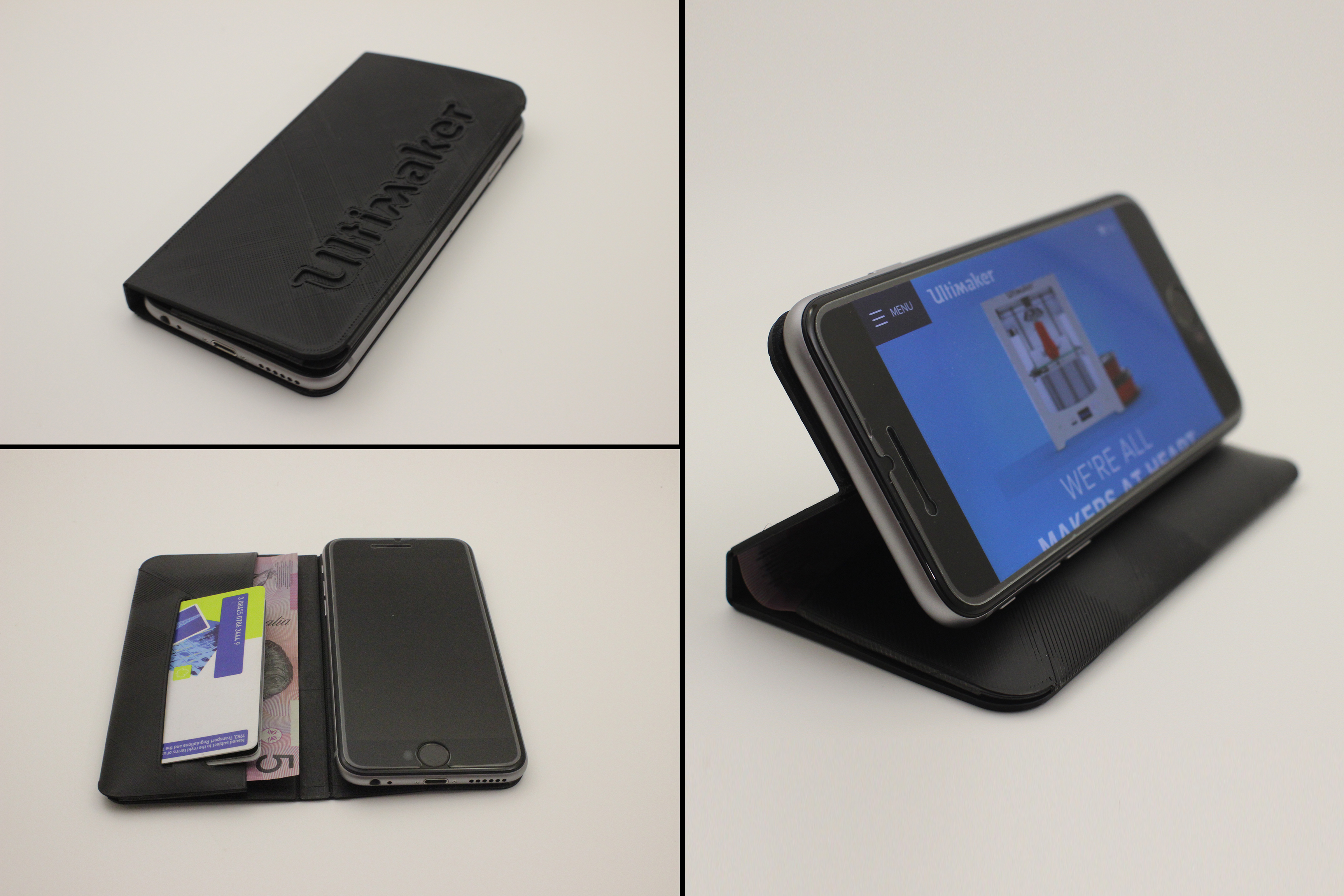 Flexible iphone wallet covers