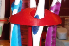 Mushroom shaped Toothbrush holder