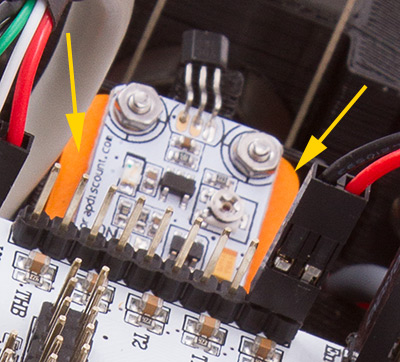 Hall-O-Endstop PCB adaptor for 3DR printer