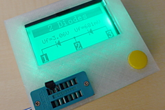 Case for electronic component tester