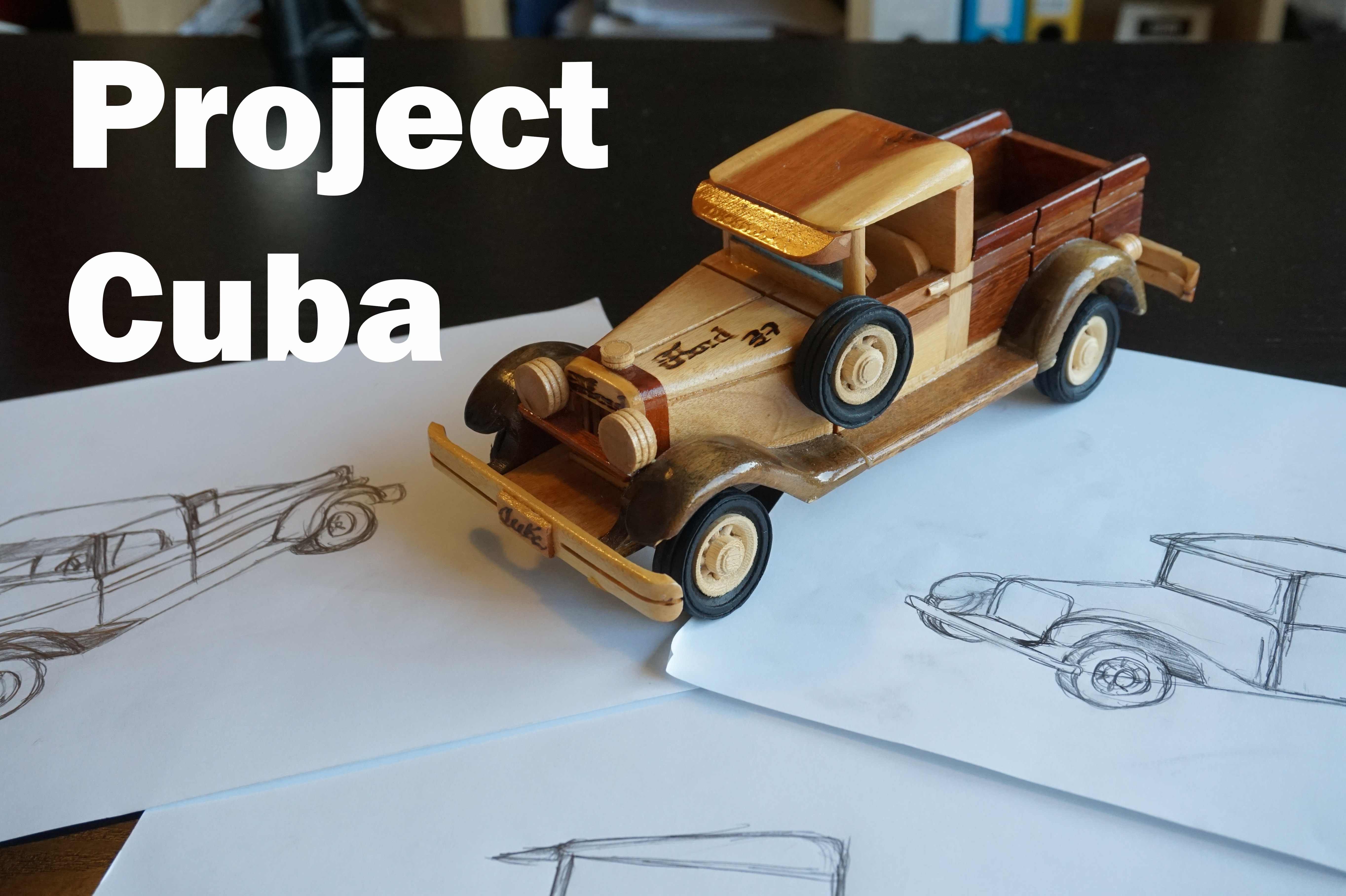 Project Cuba: Modelling my souvenir for 3dprinting. 